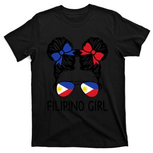 Filipino Messy Hair Philipines Patriotic T-Shirt