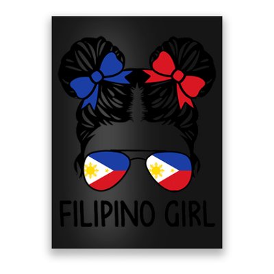 Filipino Messy Hair Philipines Patriotic Poster