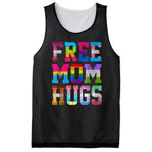 Free Mom Hugs For Pride Month Lgbt Mothers Day Gift Mesh Reversible Basketball Jersey Tank