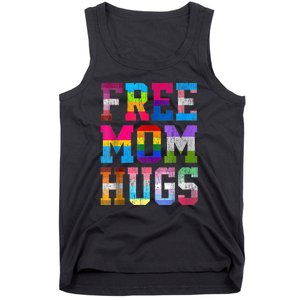 Free Mom Hugs For Pride Month Lgbt Mothers Day Gift Tank Top