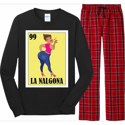 Funny Mexican Hispanas La Chingona Long Sleeve Pajama Set