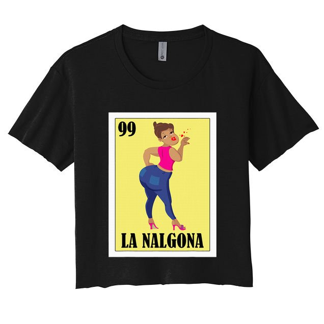 Funny Mexican Hispanas La Chingona Crop Top