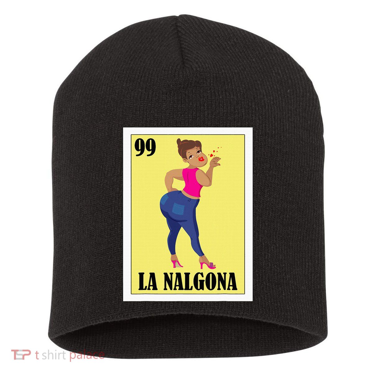 Funny Mexican Hispanas La Chingona Short Acrylic Beanie