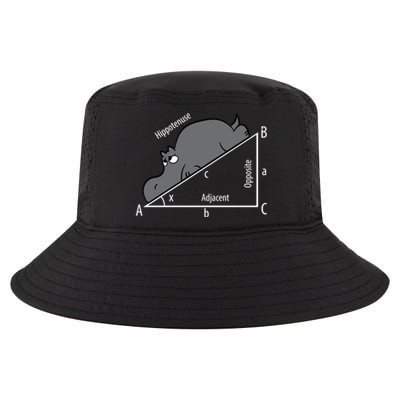 Funny Math Humor Hippotenuse Funny Hippo Math Analytical Hypotenuse Cool Comfort Performance Bucket Hat