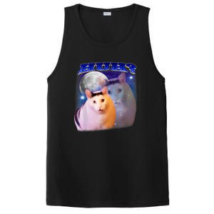 Funny Meme Huh Cat PosiCharge Competitor Tank