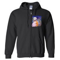 Funny Meme Huh Cat Full Zip Hoodie