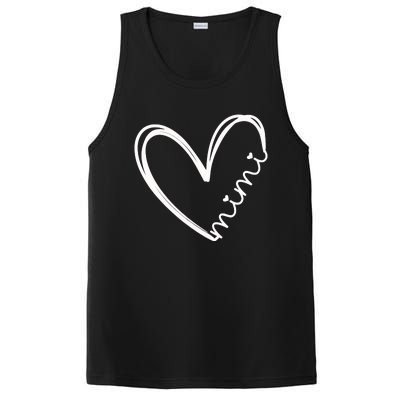 Funny Mimi Heart For Grandma Mother Day Wo PosiCharge Competitor Tank