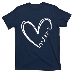 Funny Mimi Heart For Grandma Mother Day Wo T-Shirt