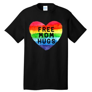 Free Mom Hugs Free Mom Hugs Inclusive Pride LGBTQIA Tall T-Shirt