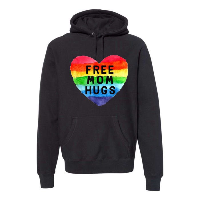 Free Mom Hugs Free Mom Hugs Inclusive Pride LGBTQIA Premium Hoodie