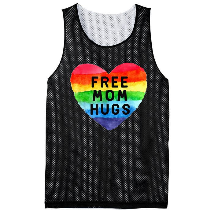 Free Mom Hugs Free Mom Hugs Inclusive Pride LGBTQIA Mesh Reversible Basketball Jersey Tank