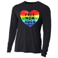 Free Mom Hugs Free Mom Hugs Inclusive Pride LGBTQIA Cooling Performance Long Sleeve Crew