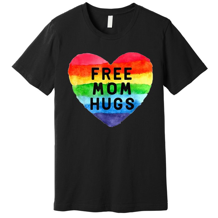 Free Mom Hugs Free Mom Hugs Inclusive Pride LGBTQIA Premium T-Shirt