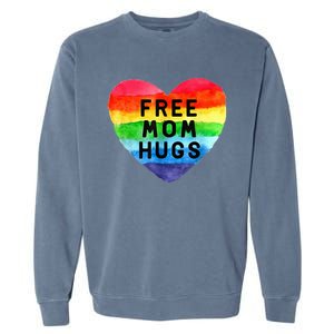 Free Mom Hugs Free Mom Hugs Inclusive Pride LGBTQIA Garment-Dyed Sweatshirt