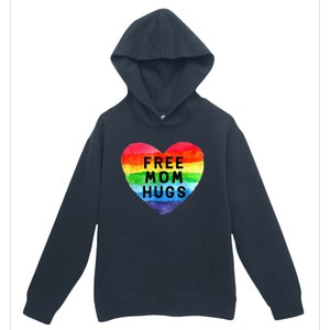 Free Mom Hugs Free Mom Hugs Inclusive Pride LGBTQIA Urban Pullover Hoodie