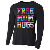 Free Mom Hugs For Pride Month Lgbt MotherS Day Cooling Performance Long Sleeve Crew