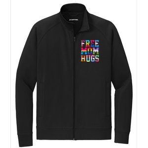 Free Mom Hugs For Pride Month Lgbt MotherS Day Stretch Full-Zip Cadet Jacket