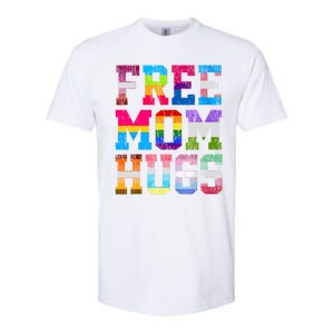 Free Mom Hugs For Pride Month Lgbt MotherS Day Softstyle CVC T-Shirt