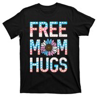 Free Mom Hugs Pride Lgbt Daisy Flower Hippie T-Shirt