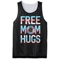 Free Mom Hugs Pride Lgbt Daisy Flower Hippie Mesh Reversible Basketball Jersey Tank