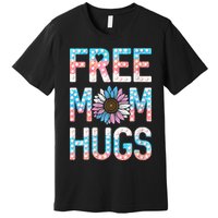 Free Mom Hugs Pride Lgbt Daisy Flower Hippie Premium T-Shirt