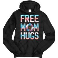 Free Mom Hugs Pride Lgbt Daisy Flower Hippie Tie Dye Hoodie