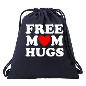 Free Mom Hugs Drawstring Bag