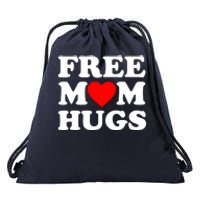 Free Mom Hugs Drawstring Bag