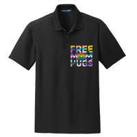 Free Mom Hugs Lgbt Pride Mom Daisy Flower Lesbian Mother Day Dry Zone Grid Polo