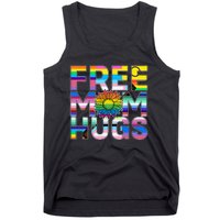 Free Mom Hugs Lgbt Pride Mom Daisy Flower Lesbian Mother Day Tank Top