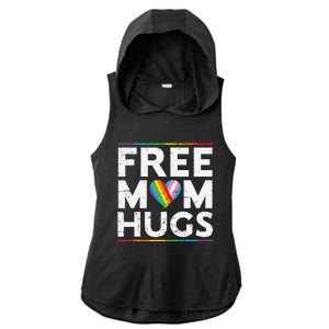 Free Mom Hugs Lgbt Pride Parades Rainbow Transg Flag Ladies PosiCharge Tri-Blend Wicking Draft Hoodie Tank