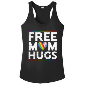 Free Mom Hugs Lgbt Pride Parades Rainbow Transg Flag Ladies PosiCharge Competitor Racerback Tank