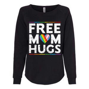 Free Mom Hugs Lgbt Pride Parades Rainbow Transg Flag Womens California Wash Sweatshirt