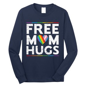 Free Mom Hugs Lgbt Pride Parades Rainbow Transg Flag Long Sleeve Shirt