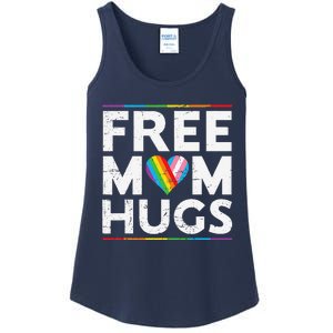 Free Mom Hugs Lgbt Pride Parades Rainbow Transg Flag Ladies Essential Tank