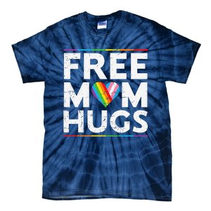 Free Mom Hugs Lgbt Pride Parades Rainbow Transg Flag Tie-Dye T-Shirt