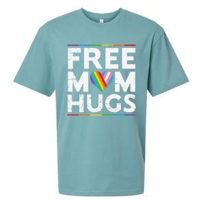 Free Mom Hugs Lgbt Pride Parades Rainbow Transg Flag Sueded Cloud Jersey T-Shirt