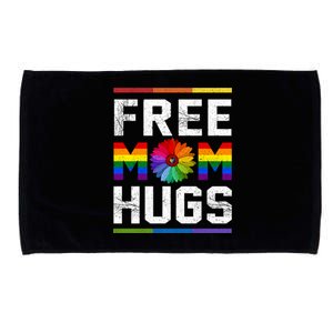 Free Mom Hugs Pride Gift Microfiber Hand Towel