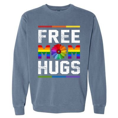 Free Mom Hugs Pride Gift Garment-Dyed Sweatshirt