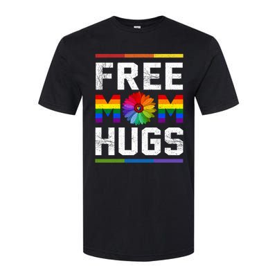 Free Mom Hugs Pride Gift Softstyle CVC T-Shirt