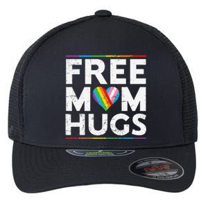 Free Mom Hugs Lgbt Pride Parades Rainbow Transg Flag Flexfit Unipanel Trucker Cap