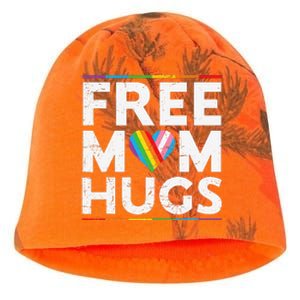 Free Mom Hugs Lgbt Pride Parades Rainbow Transg Flag Kati - Camo Knit Beanie