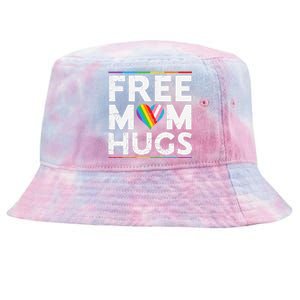 Free Mom Hugs Lgbt Pride Parades Rainbow Transg Flag Tie-Dyed Bucket Hat