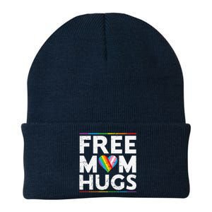 Free Mom Hugs Lgbt Pride Parades Rainbow Transg Flag Knit Cap Winter Beanie