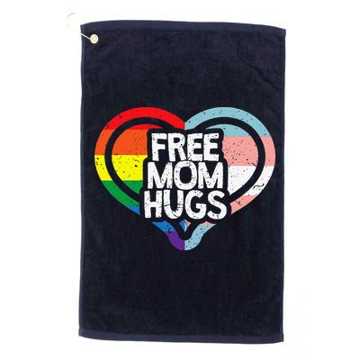 Free Mom Hugs Rainbow Pride Golf Towel