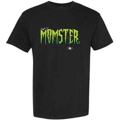 Funny Momster Halloween Mom Costume Dadcula Family Matching Garment-Dyed Heavyweight T-Shirt