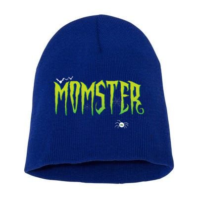 Funny Momster Halloween Mom Costume Dadcula Family Matching Short Acrylic Beanie