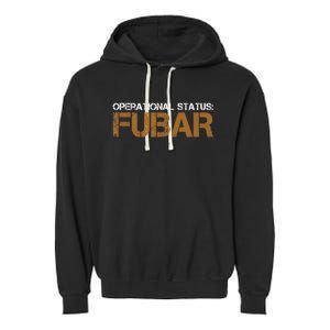 FUBAR Military Humor Garment-Dyed Fleece Hoodie