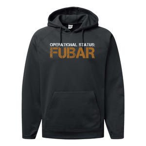 FUBAR Military Humor Performance Fleece Hoodie