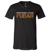 FUBAR Military Humor V-Neck T-Shirt